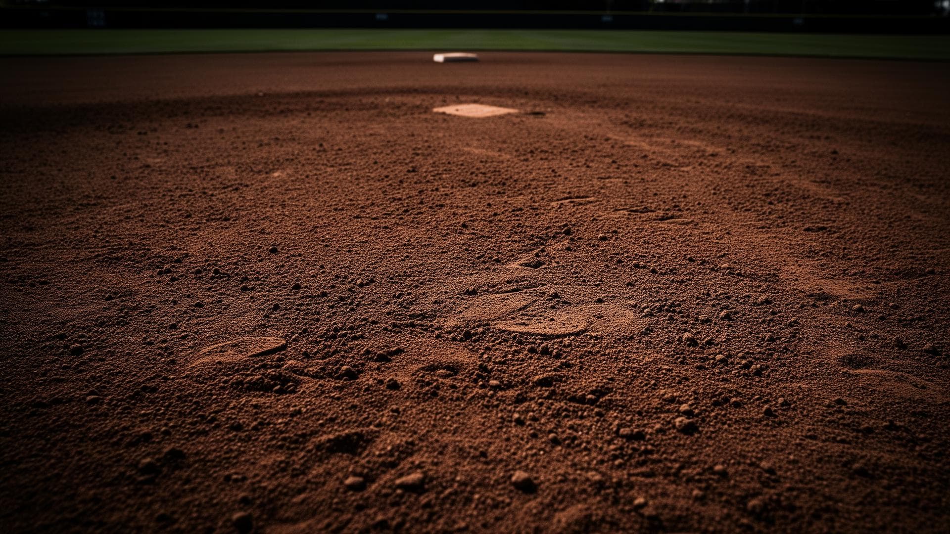 Baseball dirt field