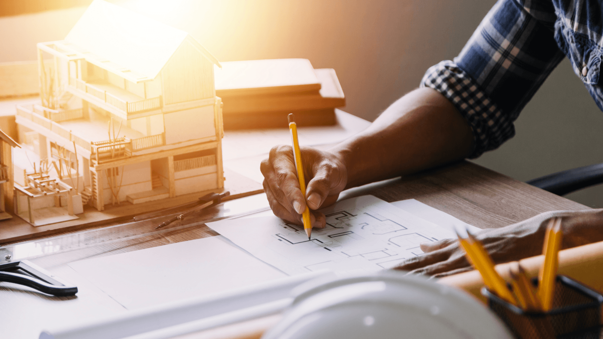 Engineering tools on desk